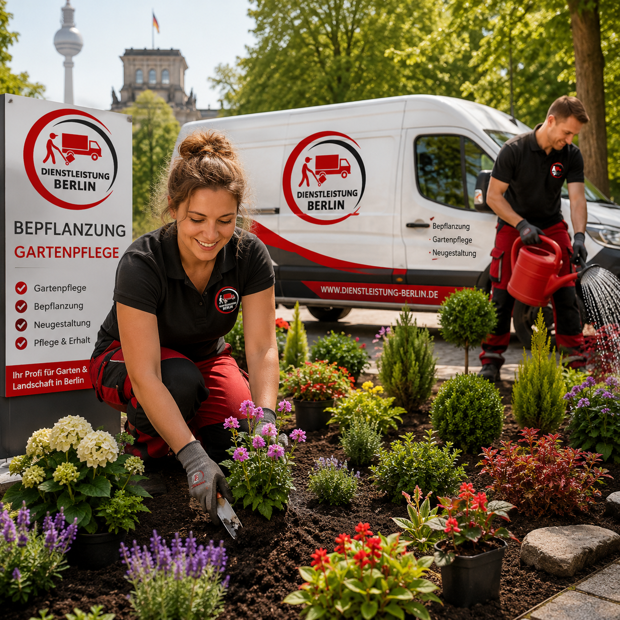 Pflasterarbeiten im Gartenbereich
